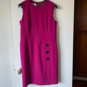 Talbots Magenta Sheath Dress
